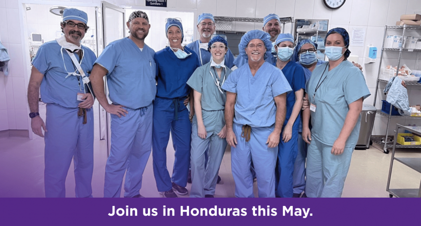 Join us in Honduras this May.
